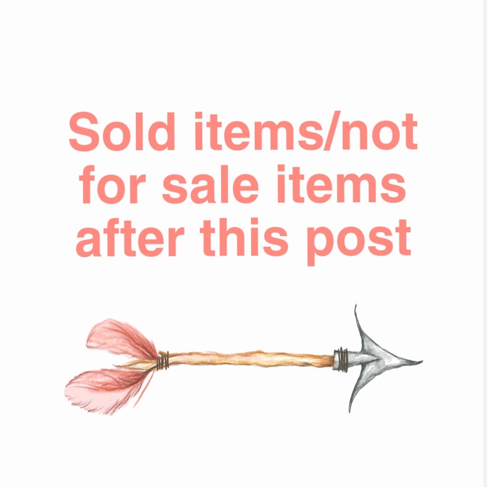 Sold items after this post